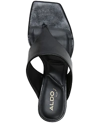 Aldo Women's Helen Block Heel Thong Sandals