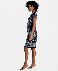 Robbie Bee Women's Mini Sarong Dress