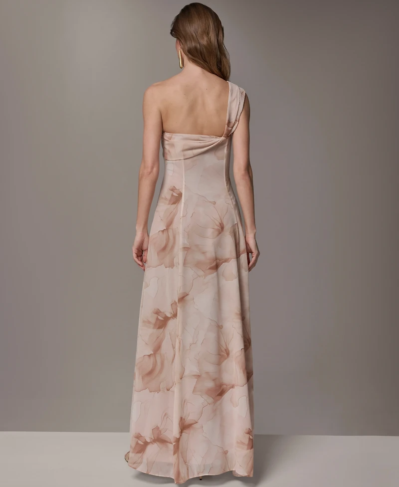 Donna Karan New York Women's One-Shoulder Ball Gown