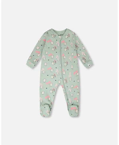 Deux par Baby Girl Cotton One-Piece Pyjama