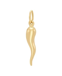 Grown With Love Italian Horn Pendant in 10k Yellow Gold