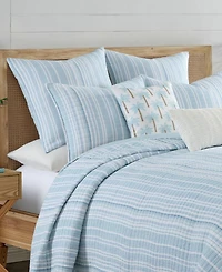 Levtex Home Boracay Stripe Muslin 2-Pc. Sham Set, European