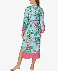Sanctuary Women's Round Neck Long-Sleeve Robe