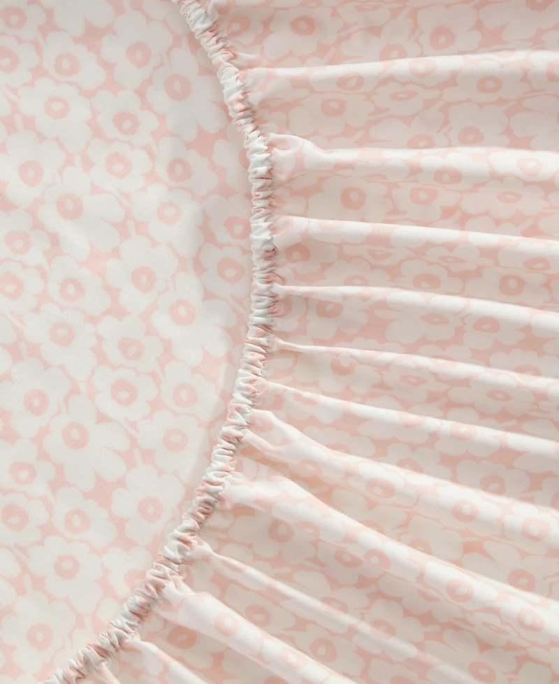 Marimekko Pikkuinen Unikko 200-Thread Count Cotton Percale 4-Pc. Sheet Set