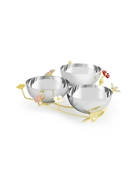 Michael Aram Wildflower 20 oz. Triple Bowl