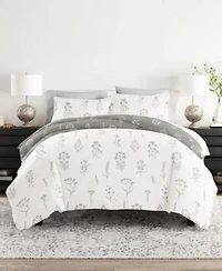Ienjoy Home Bedding Bundle Patterned 8 Piece Comforter With Duvet Cover Sets