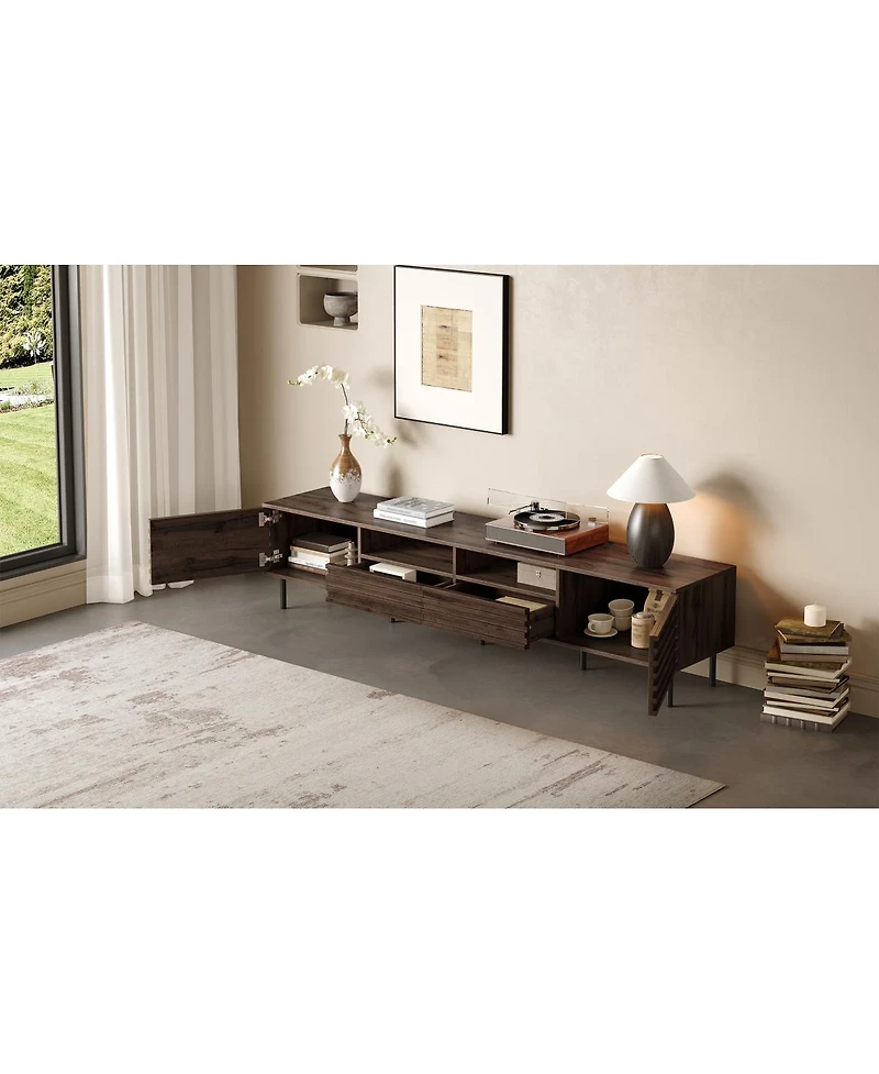 Streamdale Furniture Modern Tv Stand for TVs with Storage & Cable Management