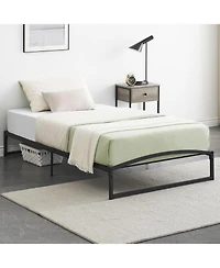 gaomon Low Bed Frame Size, 10 Inch Heavy Duty Metal Platform Bed Frame Low Profile, Mattress Foundation, No Box Spring Needed
