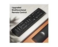 Ultimea 7.1ch Soundbar with Wireless Subwoofer, Surround Sound System for Tv, App Control, 410W Peak Power, 4 Wired Surround Speakers, Poseidon D70
