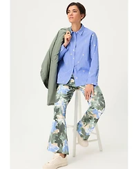 Olsen Women's Embellised Stripe Shirt