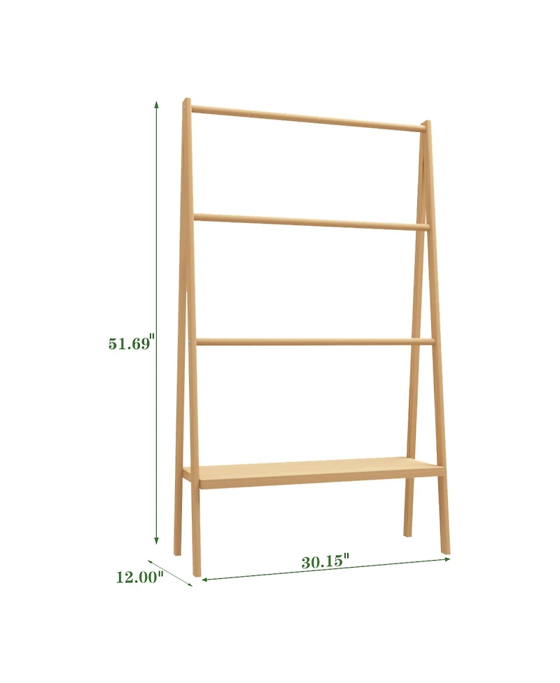 Rainsken Bamboo Ladder Towel Rack