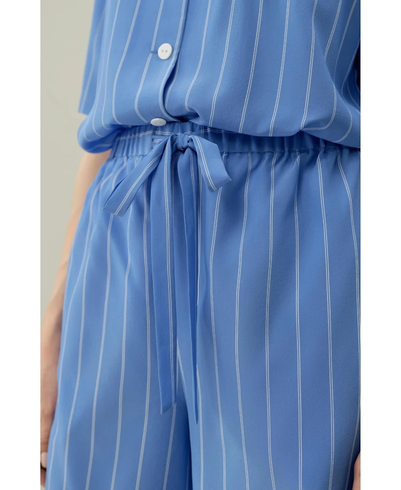 Lilysilk Women's Amalfi Striped Short