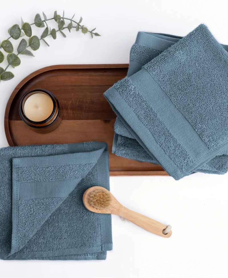 ienjoy Home 6-Pc. Cotton Washcloth Set, 13" x