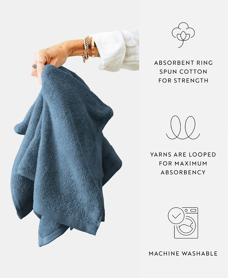 ienjoy Home 12-Pc. Cotton Washcloth Set, 13" x
