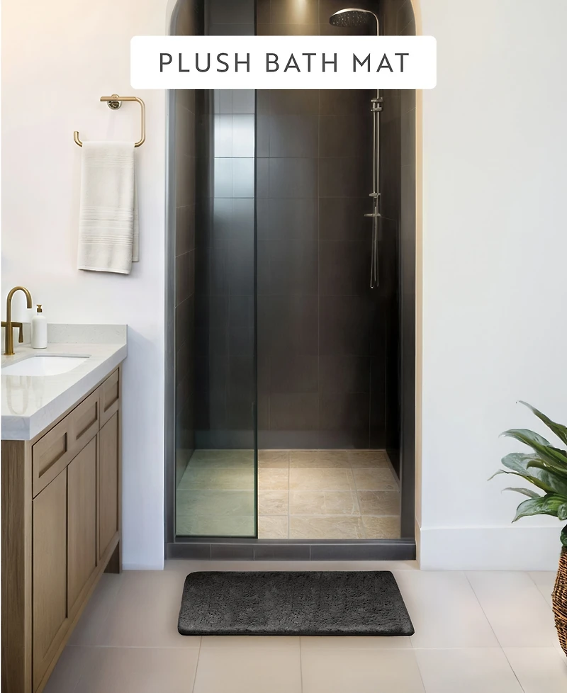 ienjoy Home Plush Absorbent Bath Mat