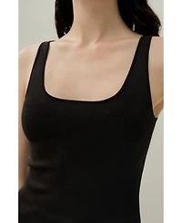 Lilysilk Women's Milano Knit Silk Viscose Tank Top