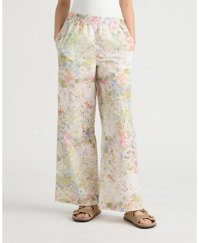 Nvlt Women's Pull-On Wide Leg Pant