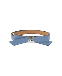 kate spade new york Women's Deco Bow Leather Belt