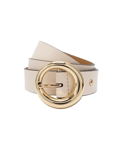 kate spade new york Women's Round Molten Buckle Belt