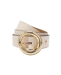 kate spade new york Women's Round Molten Buckle Belt