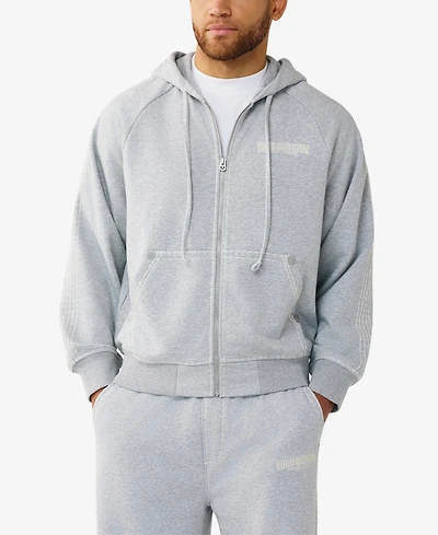 True Religion Men's Long-Sleeve Boxy Sweatshirt