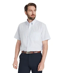 Club Room Men's Plaid Short-Sleeve Dress Shirt, Macy's Exclusive