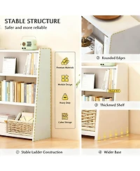 Yigii Extendable Modular Cube Bookshelf -Storage for Small Spaces