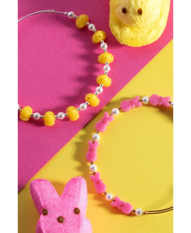 Alex and Ani Peeps Bunny Beaded Bangle Bracelet