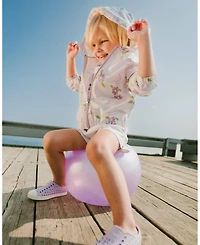 Deux par Toddler Girls French Terry Hooded Cardigan