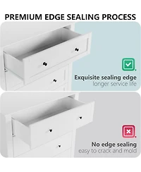 gaomon Drawers Dresser for Bedroom, Farmhouse Tall Wood Chest of Drawers for Clothes