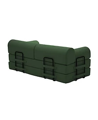 Streamdale Furniture Convertible Corduroy Sleeper Sofa Bed with Pillow