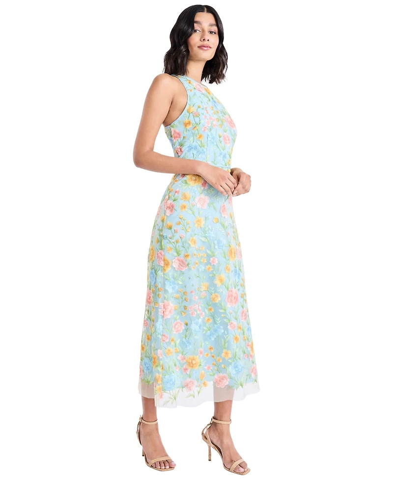 Maggy London Women's Halter Neck Midi Dress