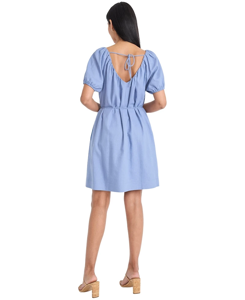 Maggy London Women's Balloon Sleeve Mini Dress
