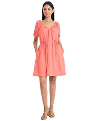 Maggy London Women's Balloon Sleeve Mini Dress