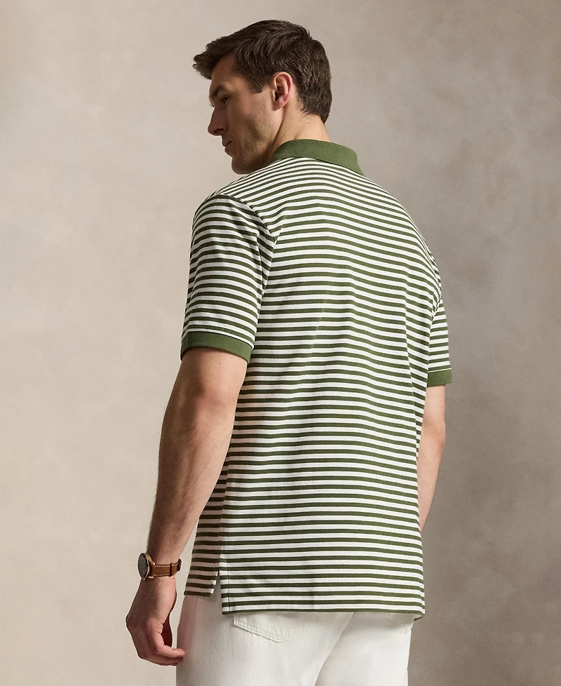 Polo Ralph Lauren Men's Big & Tall Striped Mesh Shirt