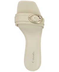Calvin Klein Women's Neveena Kitten Heel Sandals