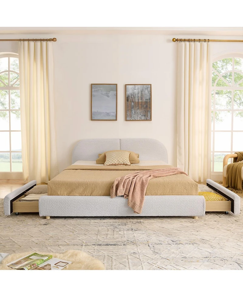 Streamdale Furniture Streamdale Upholstered Bed Frame