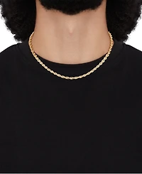 Macy's Hollow Rope Chain Necklace in 14k Yellow Gold