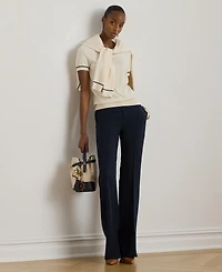 Lauren Ralph Women's Crewneck Short-Sleeve Sweater Top