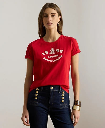 Lauren Ralph Women's Crewneck Short-Sleeve T-Shirt