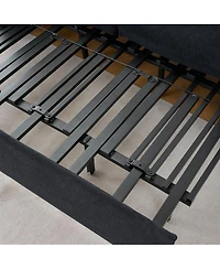 Streamdale Furniture Convertible Pull Out Sofa Bed Queen Size, 3-in-1 Sleeper Couch with Storage