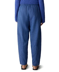 Eileen Fisher Women's High-Waisted Pull-On Ankle Pants, Regular & Plus