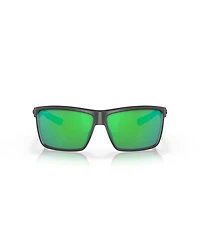 Costa Del Mar Men's Rectangle Rinconcito Polarized Sunglasses, 6S9016