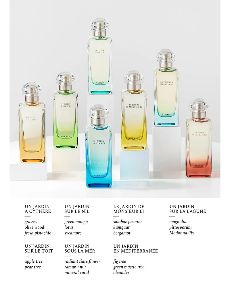 HERMES Un Jardin Sous La Mer Eau De Toilette, 3.3 oz.