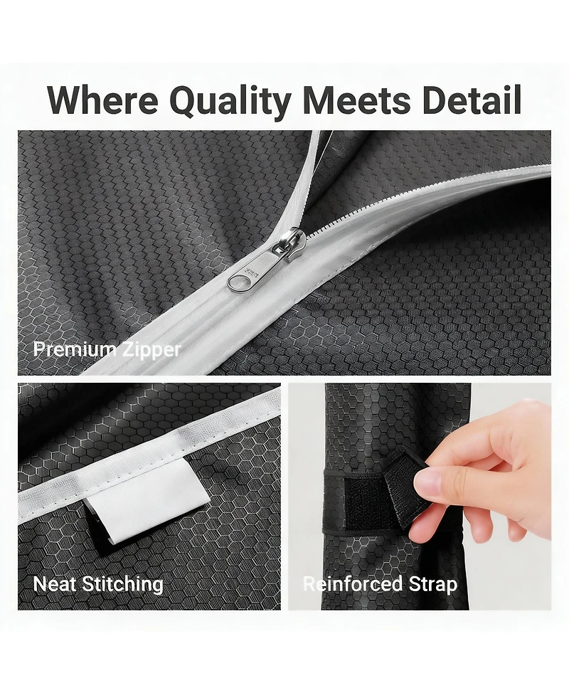 Yigii Heavy Duty Metal Garment Rack - 620lb Capacity, 6 Tiers, Adjustable Shelves, Lockable Wheels, Easy Assembly