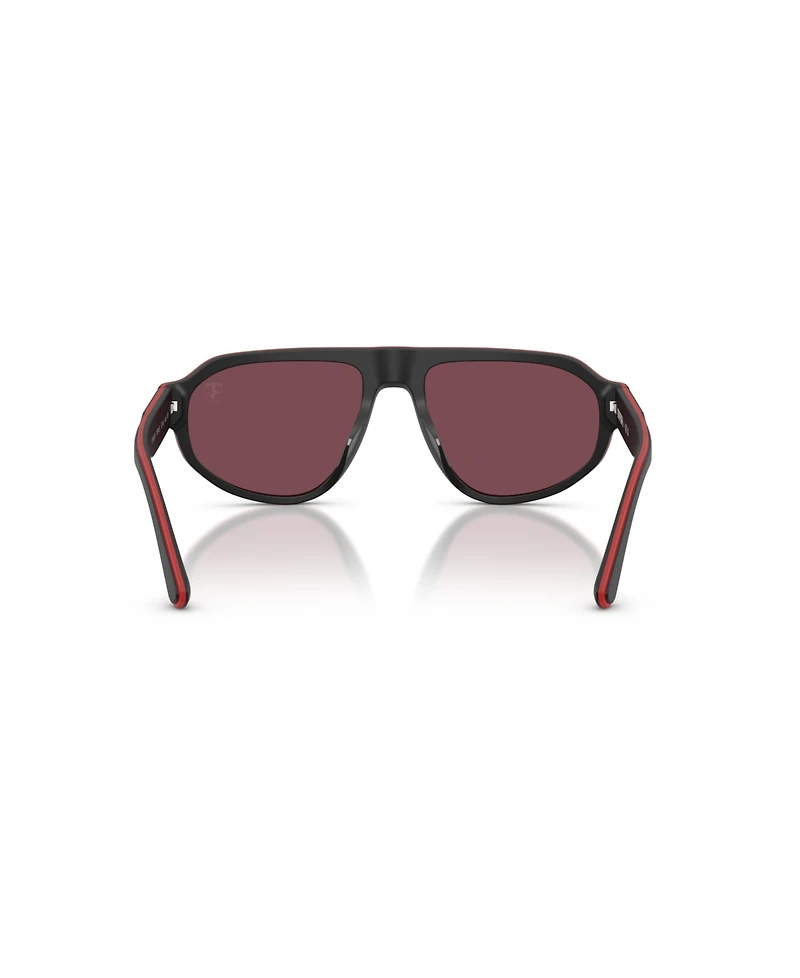 Scuderia Ferrari Men's Geometric Sunglasses, FZ6027U