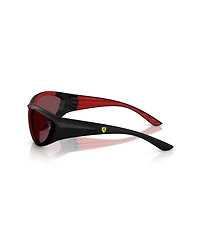 Scuderia Ferrari Men's Cat Eye Sunglasses, FZ6029U