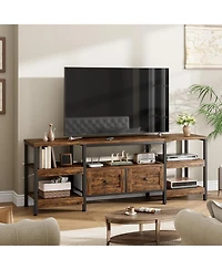 gaomon 79" Tv Cabinet with Drawers & Shelves