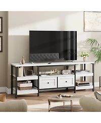 gaomon 79" Tv Cabinet with Drawers & Shelves