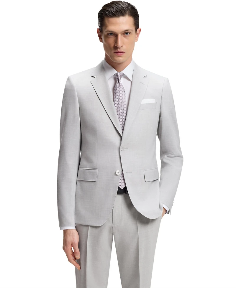 Boss by Hugo Men's Micro-Patterned 2-Piece Slim-Fit Suit